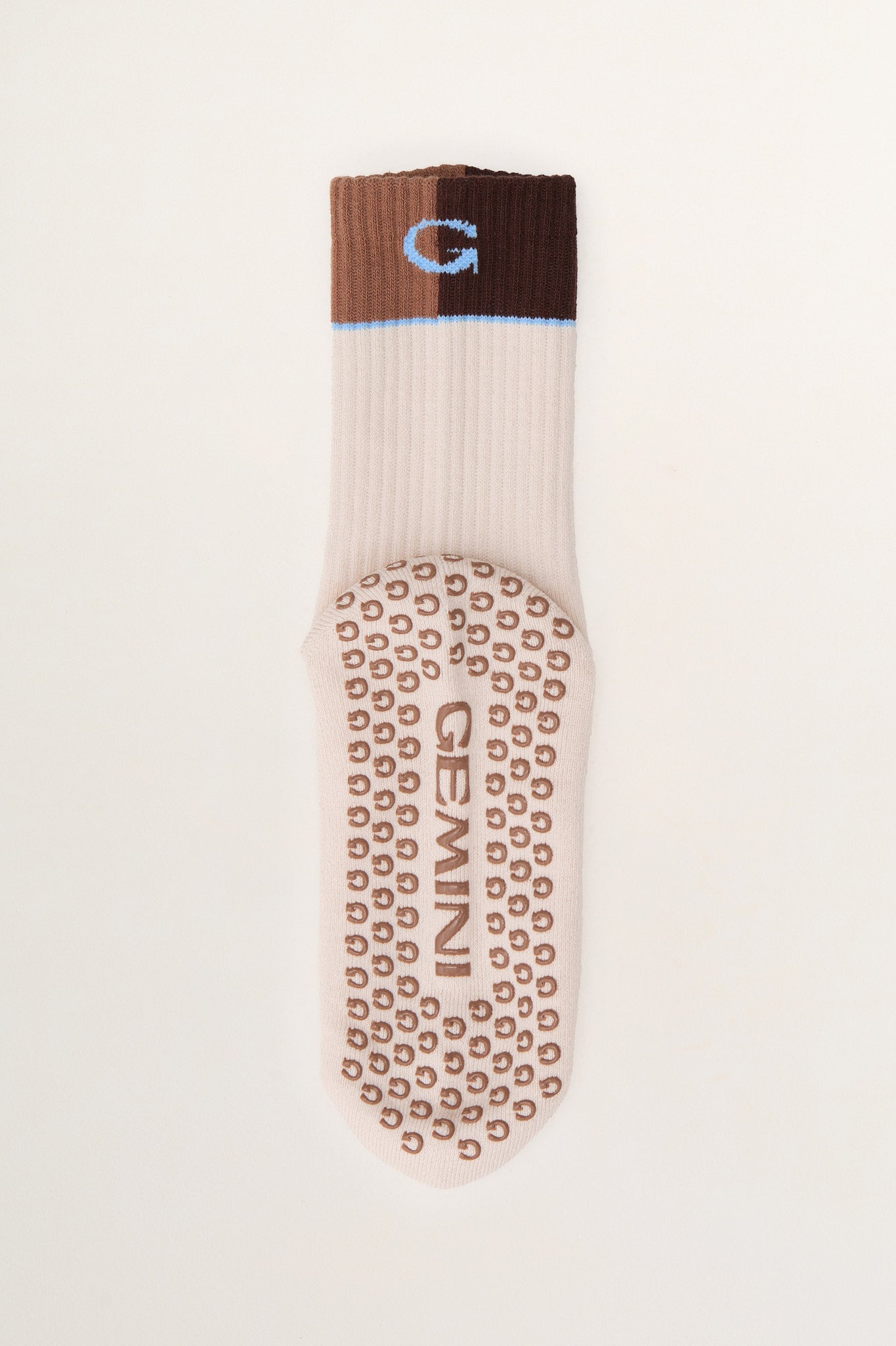
                  
                    fashion pilates grip socks choc brown unique design
                  
                