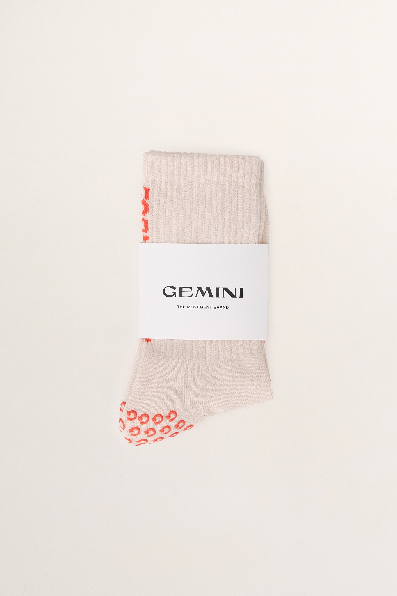 
                  
                    cream red pilates socks for women men unisex non slip
                  
                