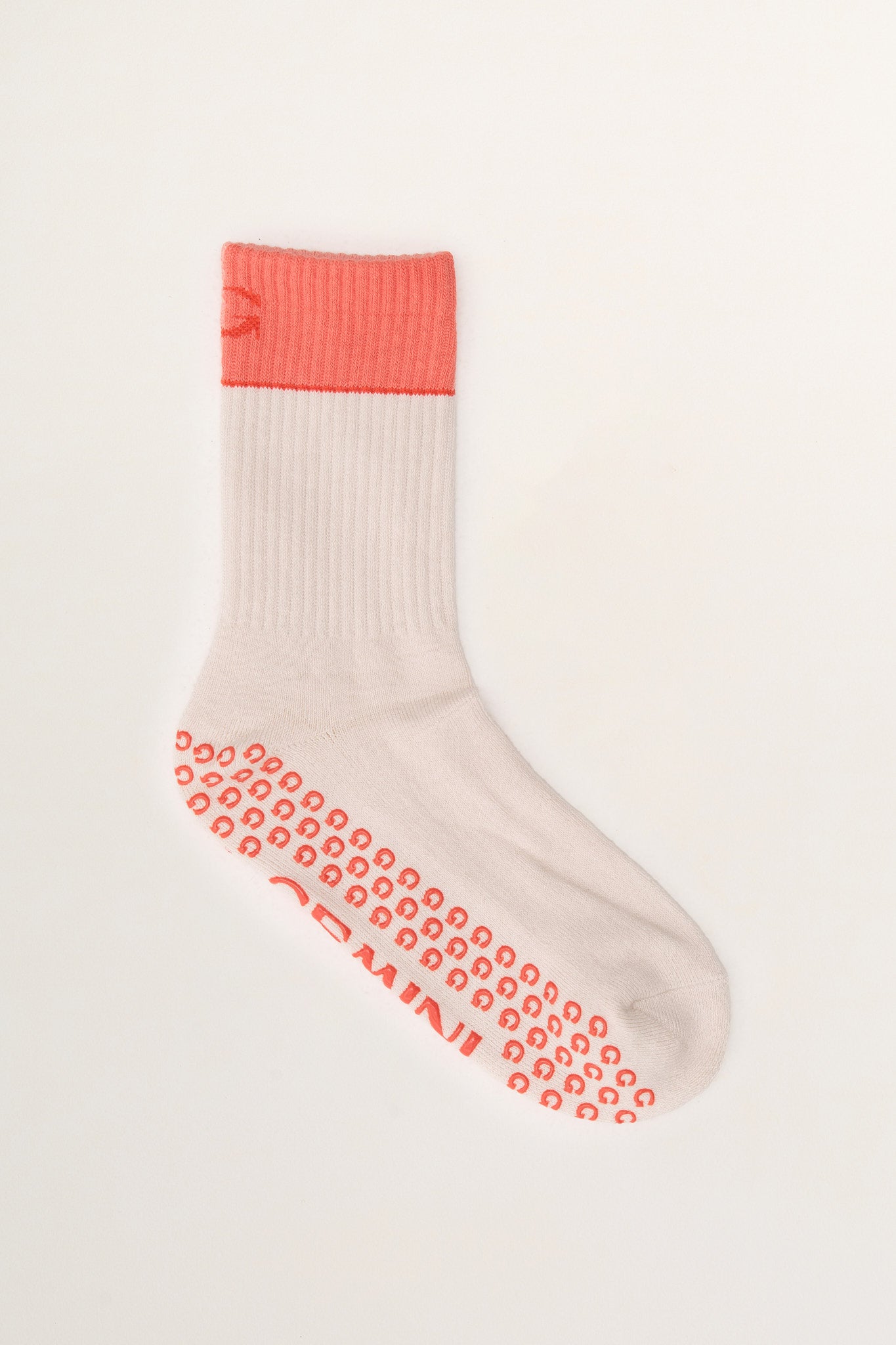 trendy pink pilates grip socks modern design unisex