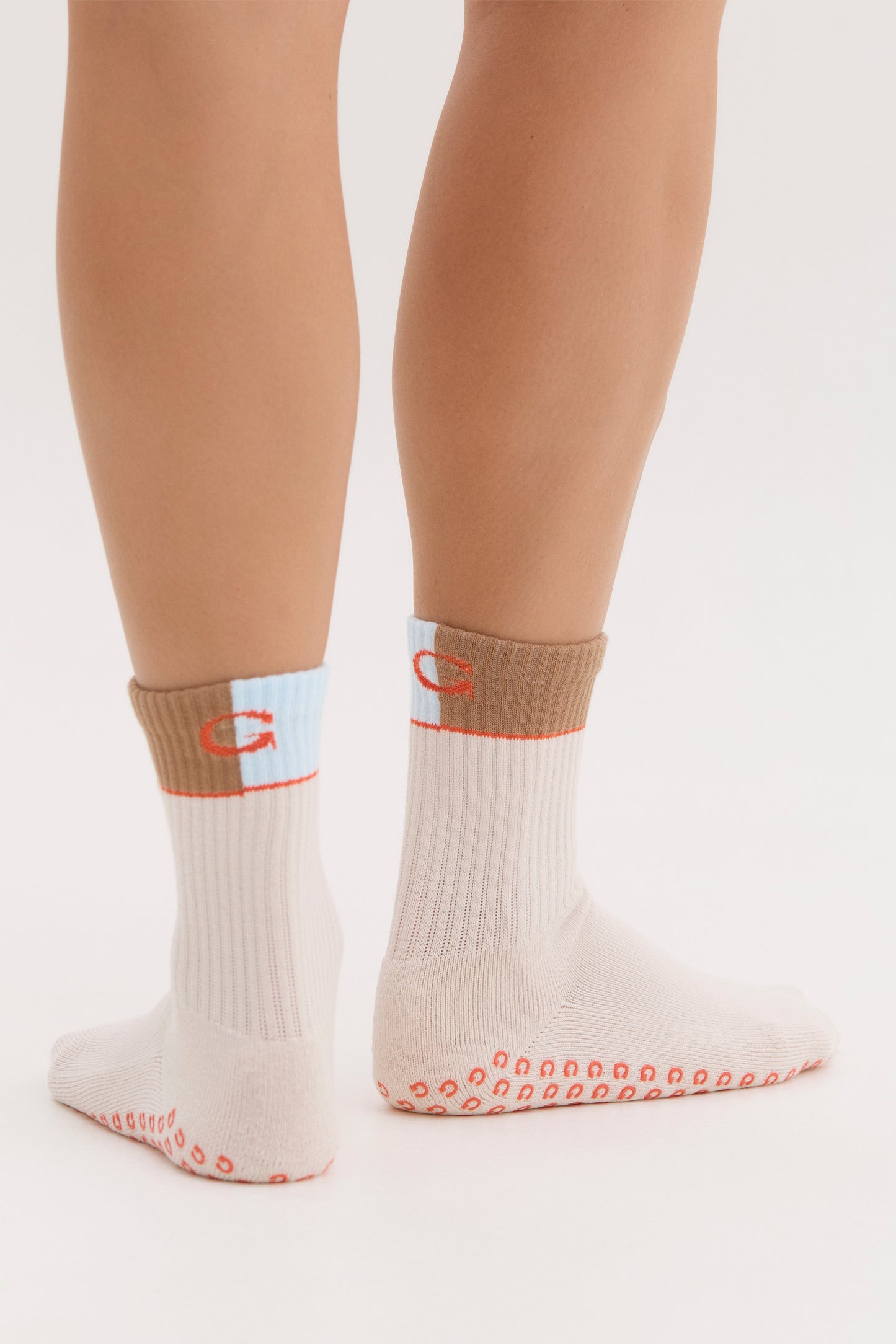 
                  
                    blue non slip pilates socks for yoga barre studio
                  
                